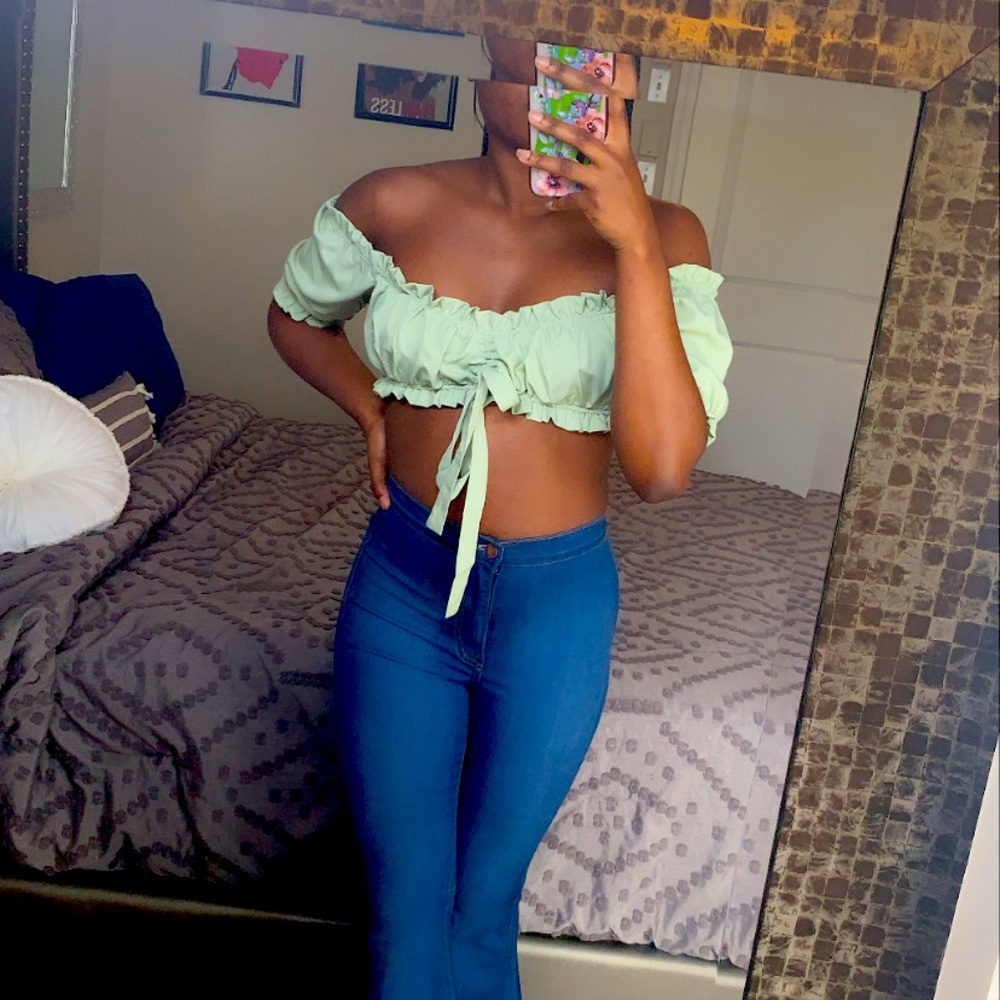 Cute Green Top